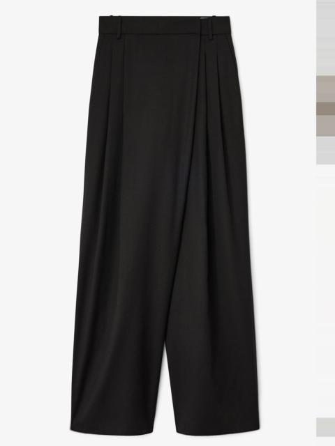 BLACK CROSS-OVER PANTS