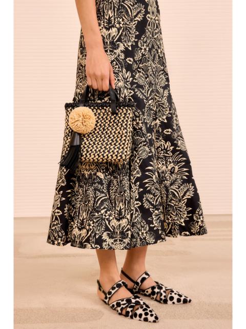 Raffia Mini Crossbody