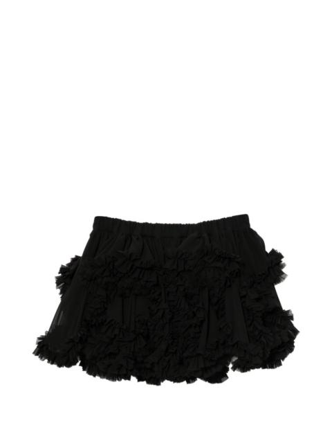 ruffled skirt