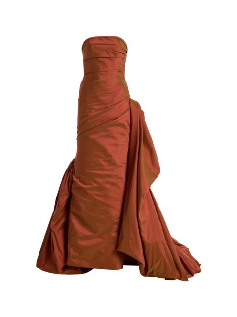 Strapless Ball Gown orange