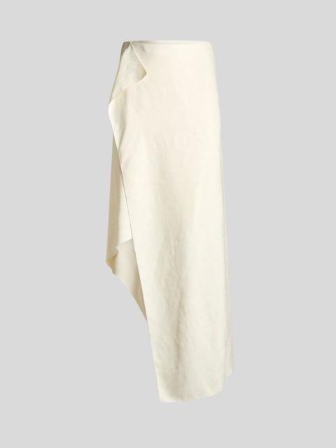 ASYMMETRIC PAISLEY JACQUARD SKIRT