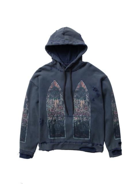 FADED HOODED PULLOVER