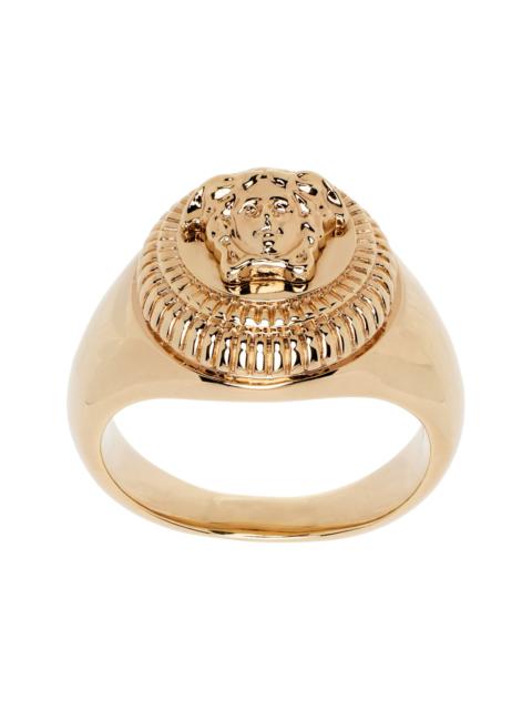 Gold Medusa Biggie Ring