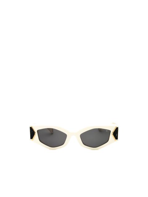 geometric-frame sunglasses