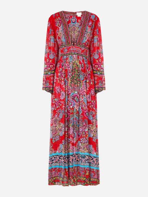 HARDWARE DETAIL LONG SLEEVE DRESS