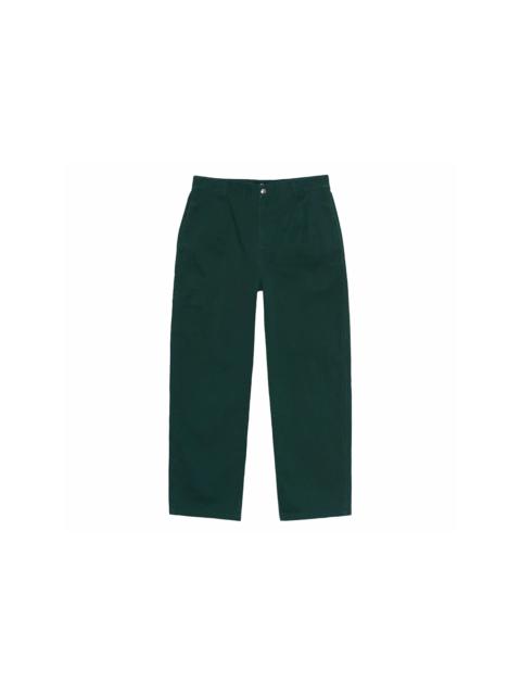 Stussy Chino Work Pant Spruce