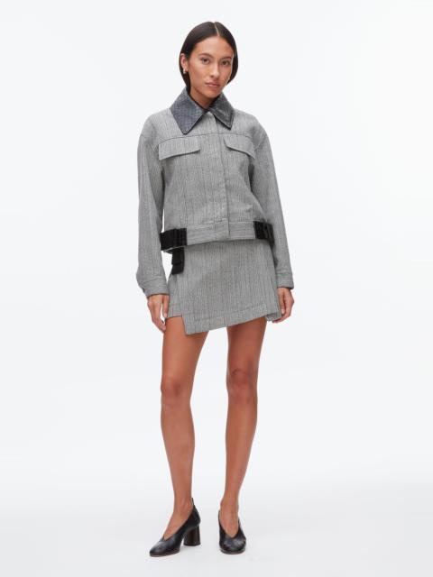 Jaspé Cropped Jacket