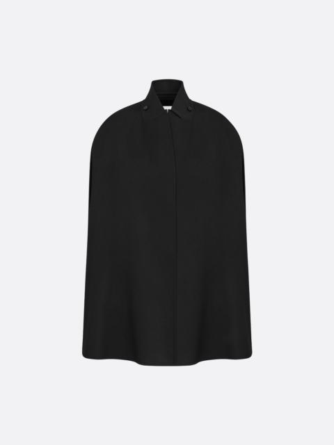Straight-Cut Cape with Sailor Collar