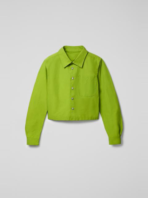 Green Cotton/Nylon Shirt