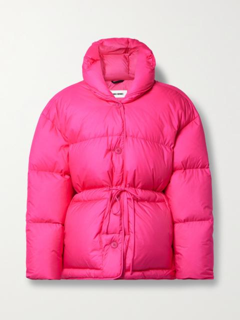 Michlin Hooded Quilted Ripstop Down Jacket
