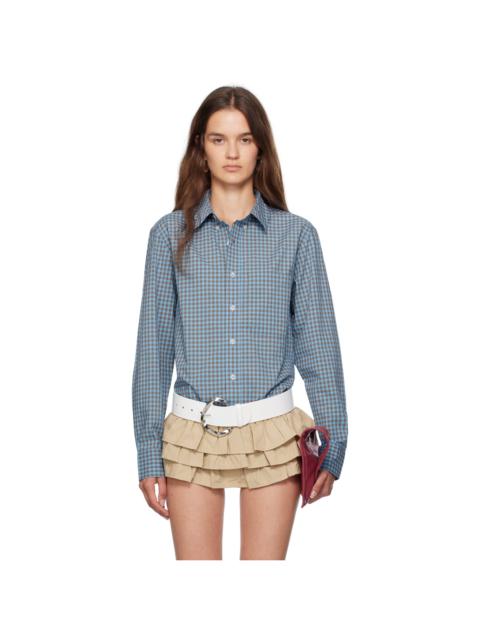 Blue & Brown Jeremy Long Sleeve Shirt