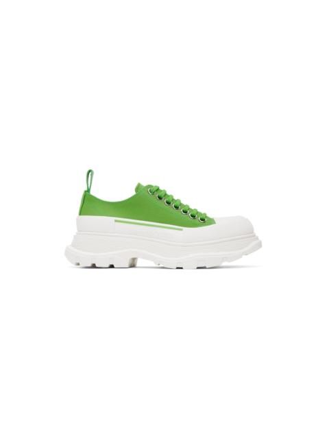 Green Tread Slick Sneakers