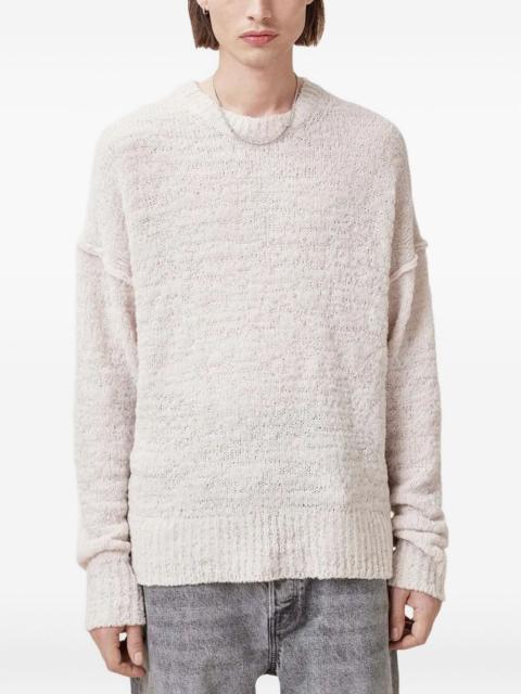 frayed-detail jumper