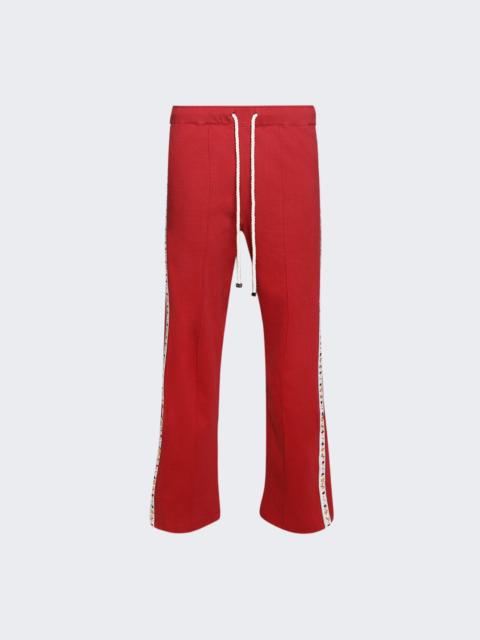 Novelty Track Pant Ruby Heavy Jersey