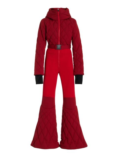 Stardust Quilted Ski Suit red