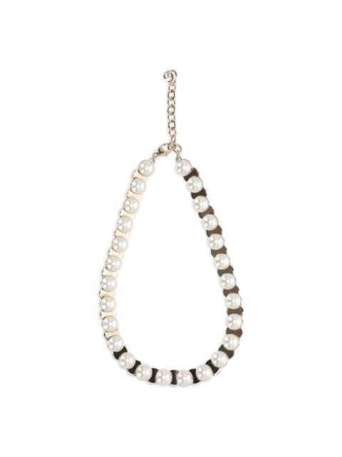 pearl-embellishment necklace