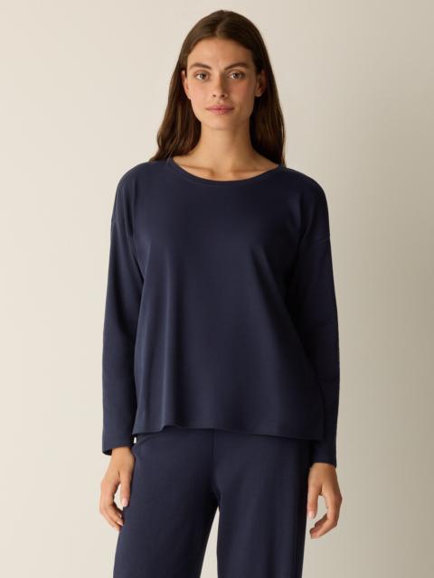 Organic Cotton Interlock Jewel Neck Sleep Top