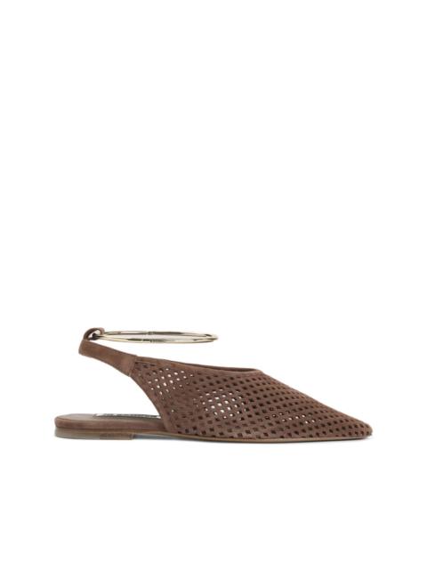 slingback flat pumps