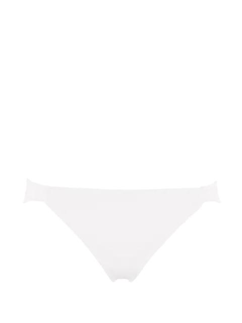 white bikini bottoms