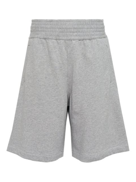 elasticated-waist shorts