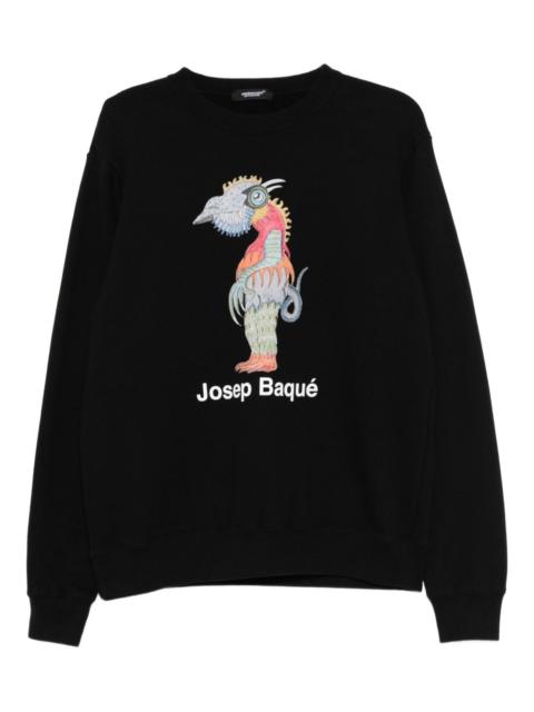 graphic-print cotton sweatshirt