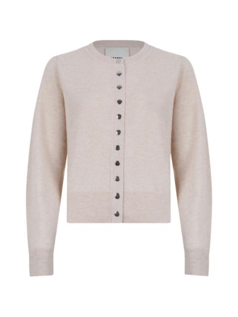 buttoned long-sleeve cardigan