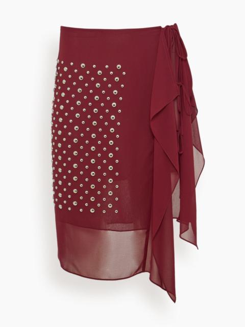 Sima Skirt in Bordeaux