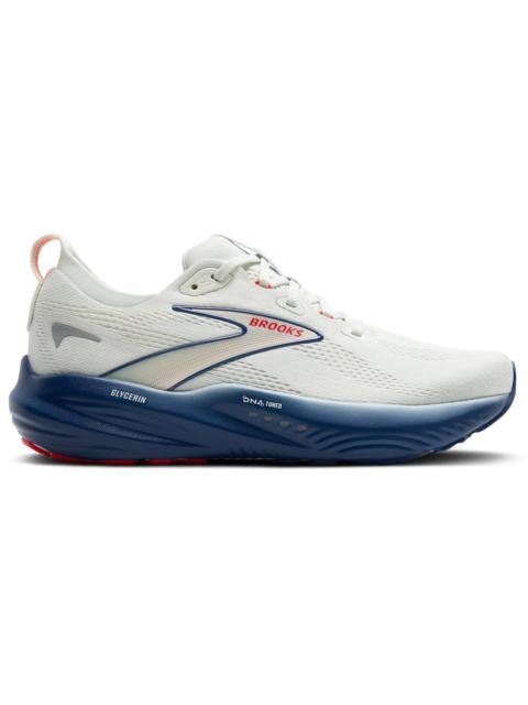 Brooks Glycerin 22 Grey Navy Peony Fiery Red