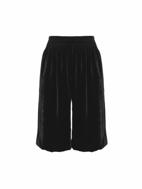FLUID BERMUDA SHORTS IN VELVET