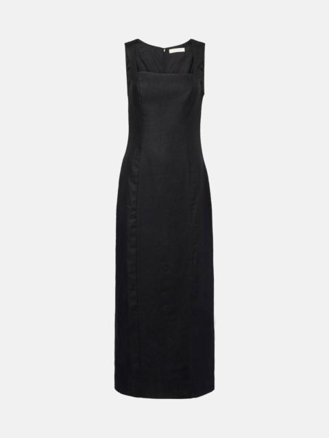 Felice linen midi dress