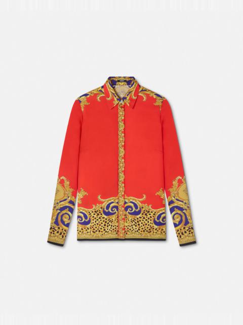 Cheetah Barocco Silk Shirt