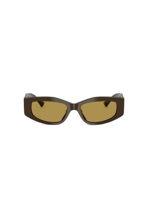 geometric-frame sunglasses