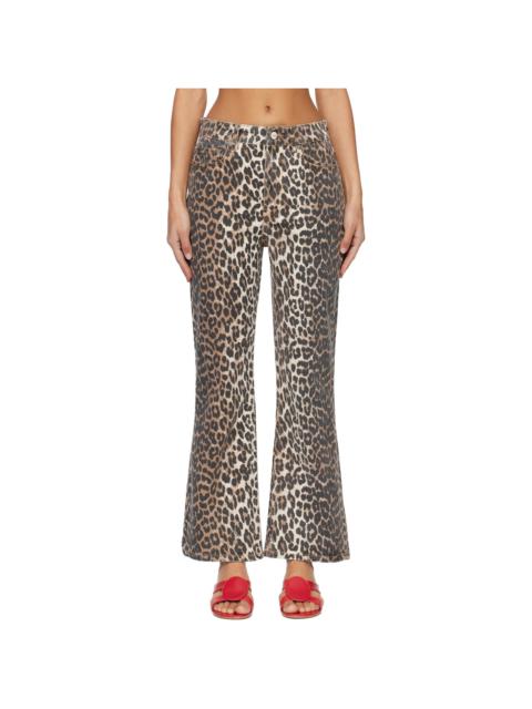 Brown Leopard Betzy Jeans