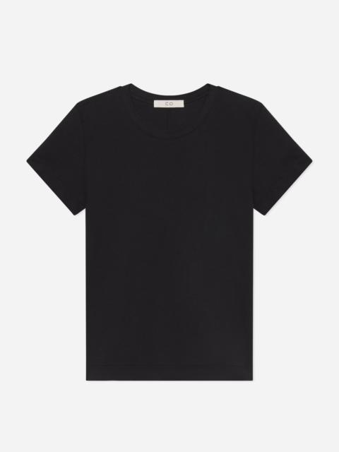 Fitted Tee in Cotton Jersey