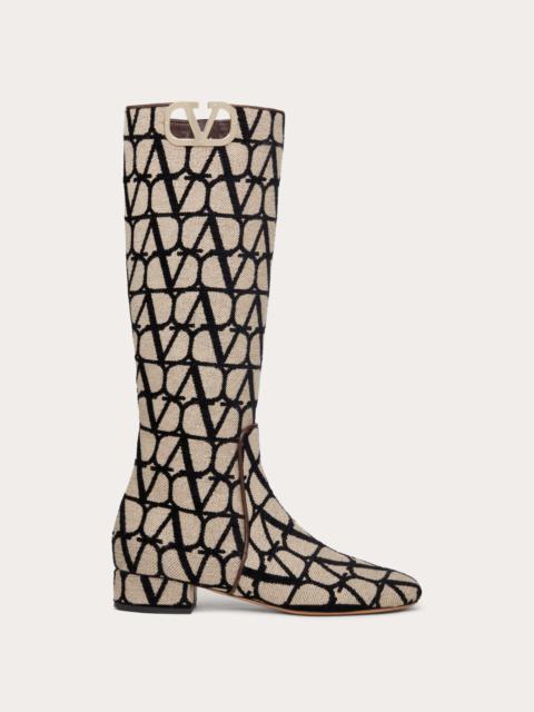 VLOGO TYPE BOOT IN TOILE ICONOGRAPHE 30MM