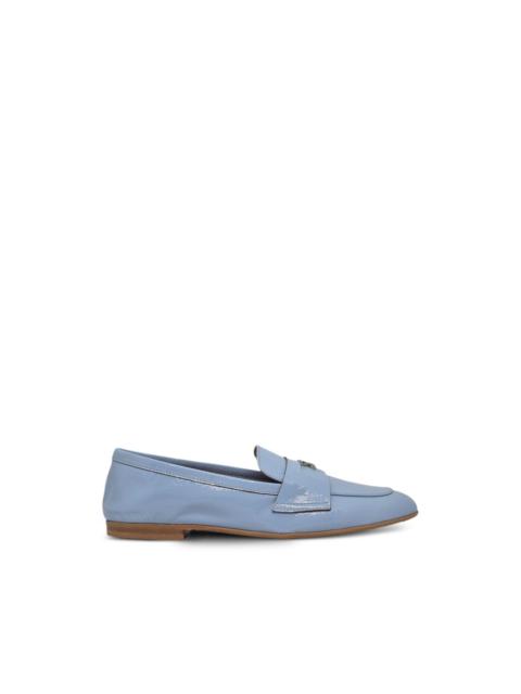 plaque strap loafers