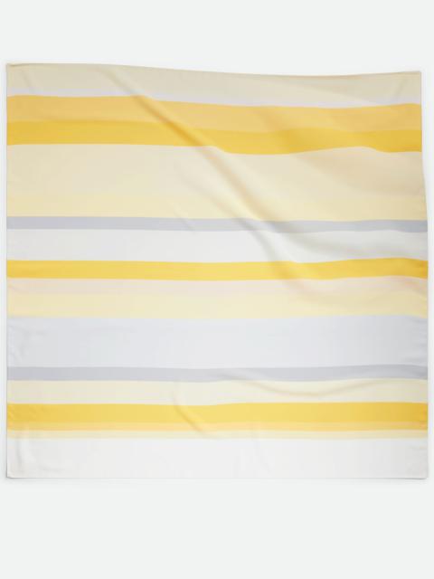 Silk Twill Striped Foulard