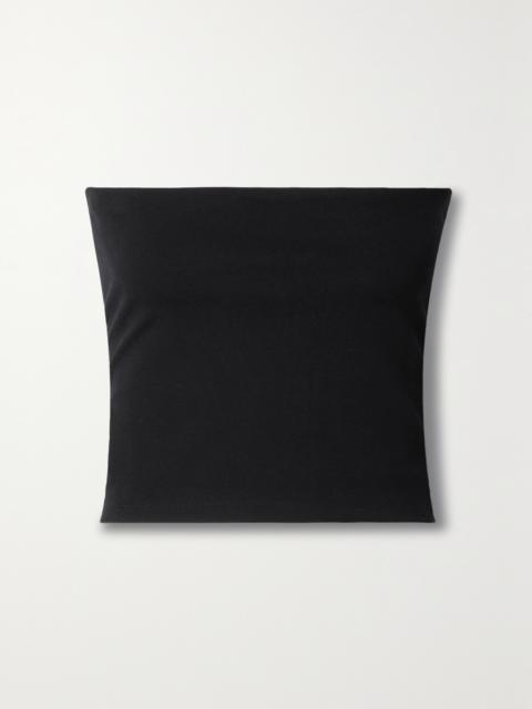 Rio Strapless Cropped Stretch-ponte Top