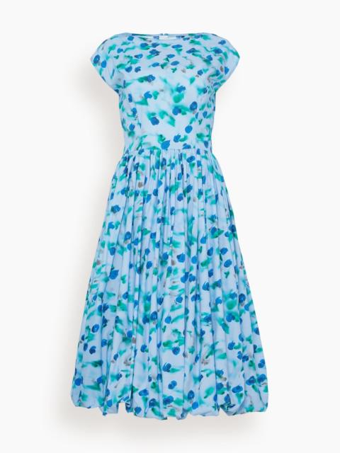 Reverie Sleeveless Poplin Dress in Light Blue