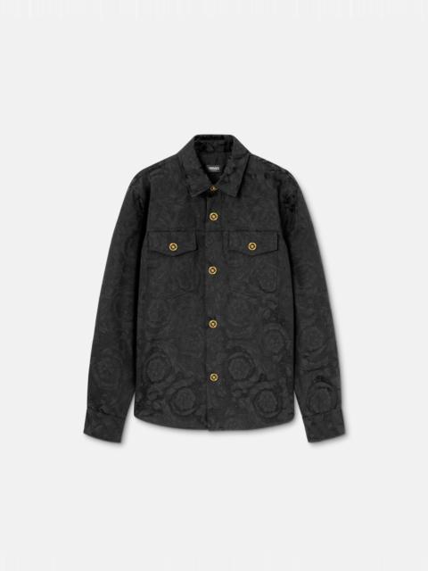 Jacquard Cotton Overshirt