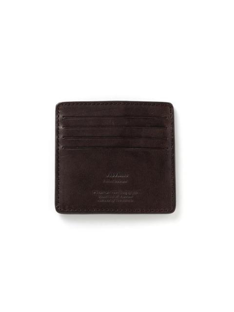 LEATHER CARD CASE DK.BROWN