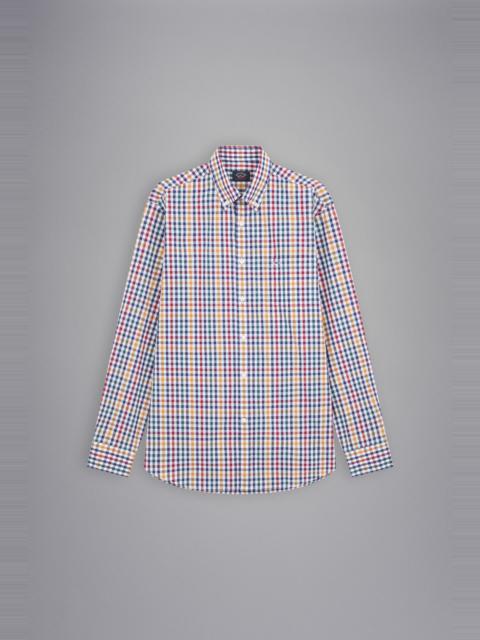 MULTICOLOUR CHECK COTTON SHIRT
