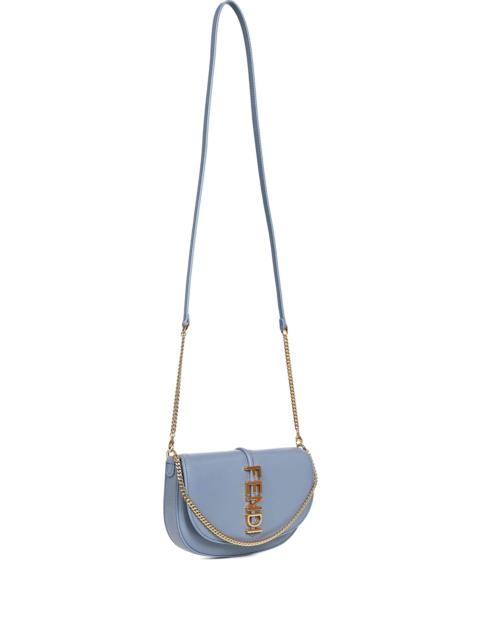 Fendi Lettering Chain Cross Body Bag