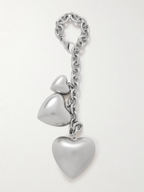 The Puffy Heart Silver-tone Bag Charm
