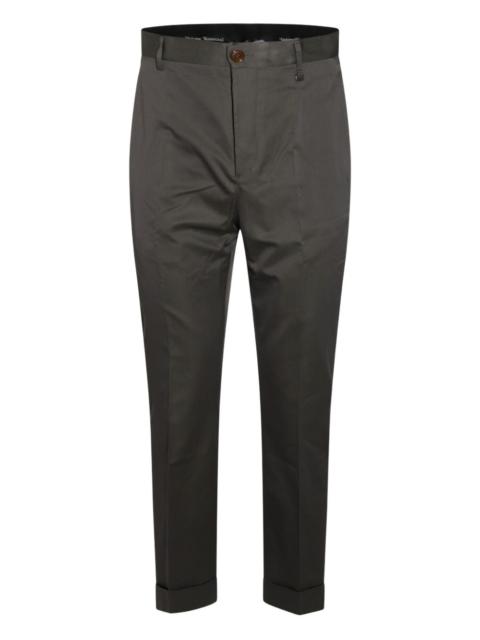cotton tailored trousers