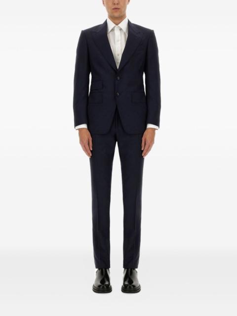 wool buttoned suit