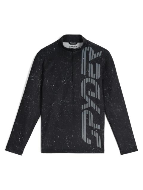 Mens Podium Half Zip T-Neck - Snow Storm