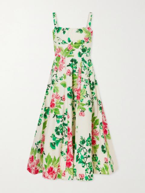 Sabrina Floral-print Woven Midi Dress
