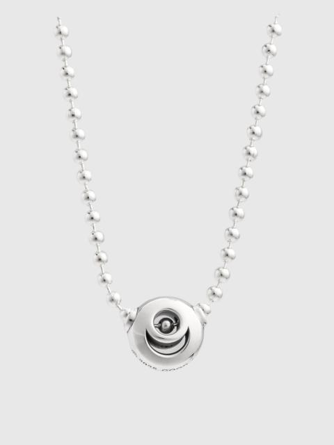 Smiles Ball Chain Necklace 2A in Sterling Silver