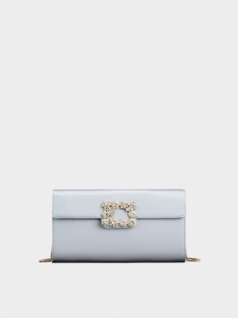 Efflorescence Clutch in satin